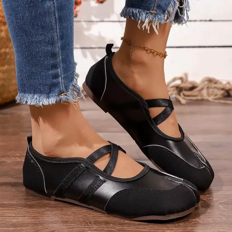 Neue Marken-Damenschuhe: Weiche Ballerinas, Slip-On Loafers, Weiche Mokassins, Tabi Ninja Freizeitschuhe, Damenschuhe mit Schleifenknoten. – Detail 3