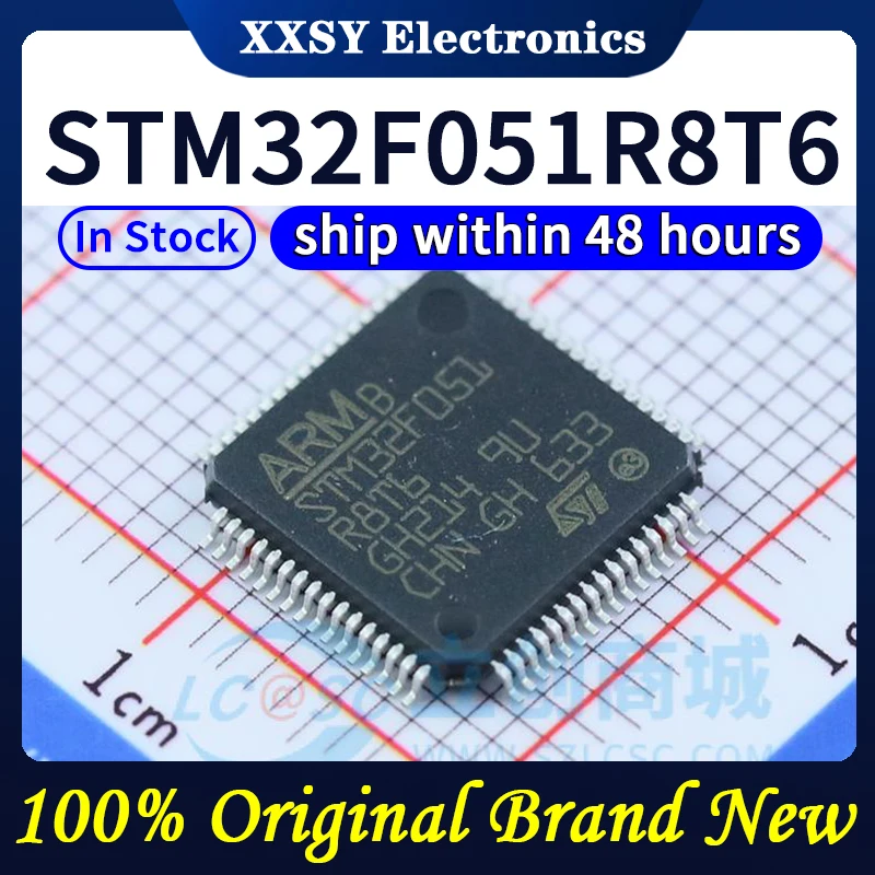 STM32F051C8T6 STM32F051R8T6 STM32F051K8U6 STM32F051K6U6 STM32F051K8T6 ในสต็อก 100% เดิมและใหม่