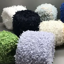 9 Colors Non-woven Paper Chips Yarn 100g Fancy Yarn for Crochet bulk Puffy Yarn crocheting Yarns Knitting thread