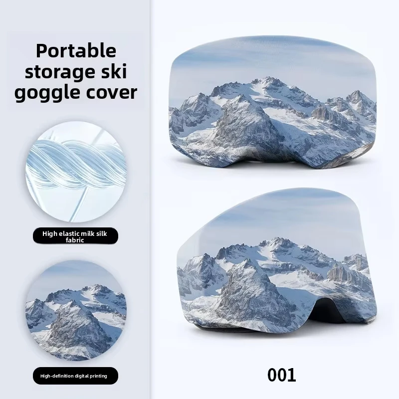 

Fashion Printed Ski Goggle Cover Scratch-resistant Skiing Eyewear Covers Snowboarding Goggle Protector Outdoor Sports Accessory