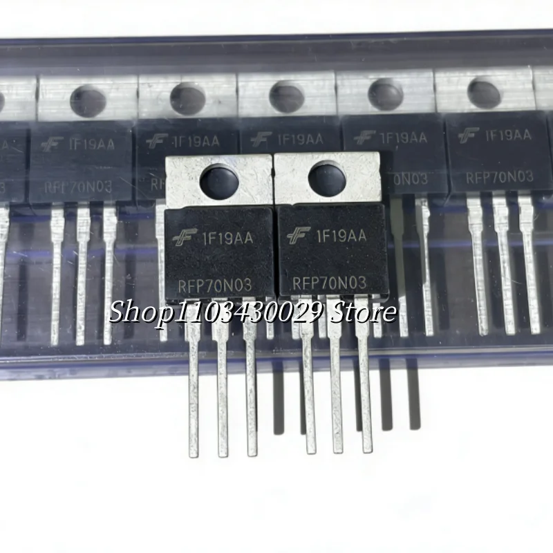 10Pcs new original RFP70N03 TO-220 MOSFET 70A 30V N-channel power transistor electronic component