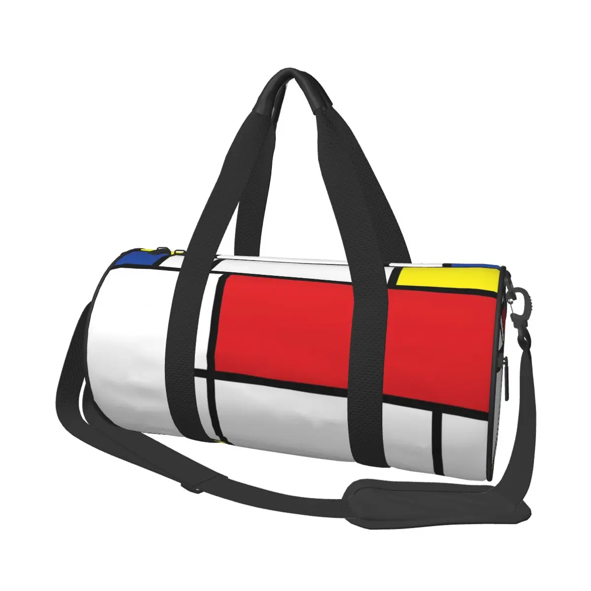 Mondrian Minimalist Large Duffle Gym Bag Multi-Functional Duffle Travel Bags Handbags Fitness bag