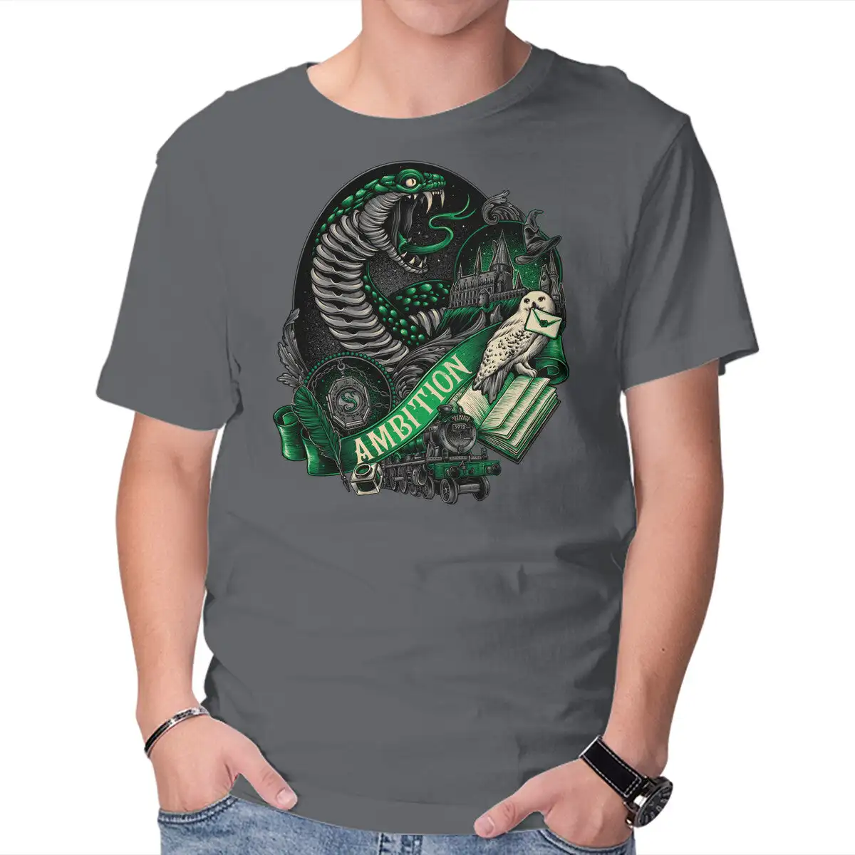 Camisetas Unisex de la Casa de La Ambition para hombre y mujer, camisetas cortas de verano, ropa informal de algodón a la moda para pareja, novedad