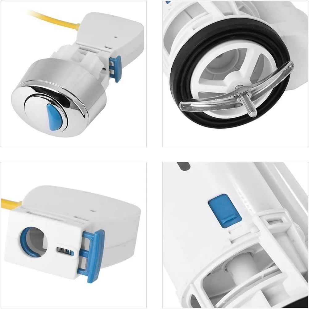 

Toilet Dual Flush Valve with Adjustable Mechanism for Integrated Toilets Supporting 2 Inch Outlet Compatibility