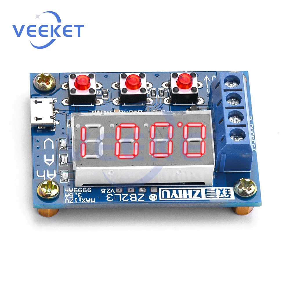 ZB2L3 تيار مستمر 4.5-6 فولت وحدة اختبار قدرة البطارية الرقمية اختبار الحمل الإلكتروني نوع C/مايكرو USB