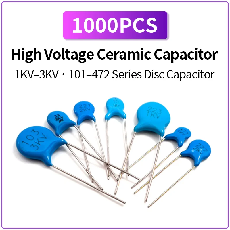 1000-個高電圧セラミックコンデンサ-1kv-3kv-101-102-103-221-331-471-561-681-821-222