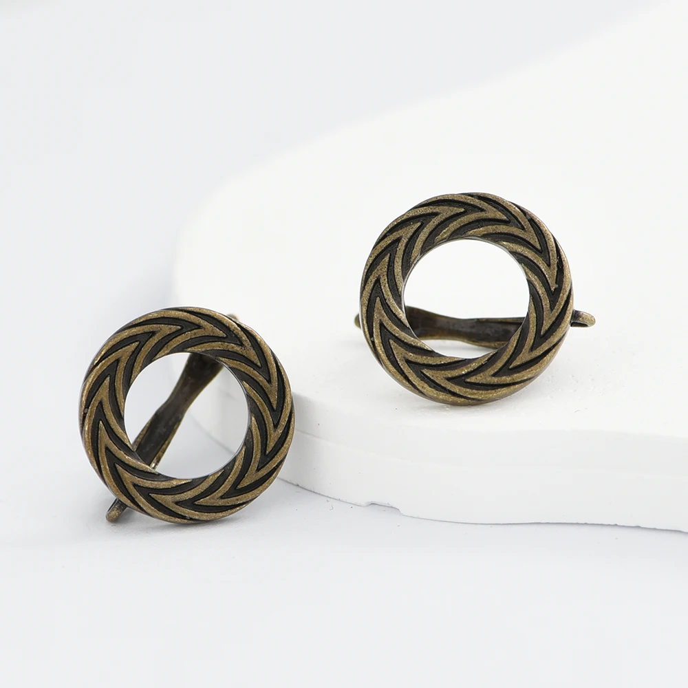 33 Stile YANASI NEU 1 Paar Antik-Bronze Ohrring-Haken für DIY Schmuckherstellung Zubehör Großhandel – Detail 15