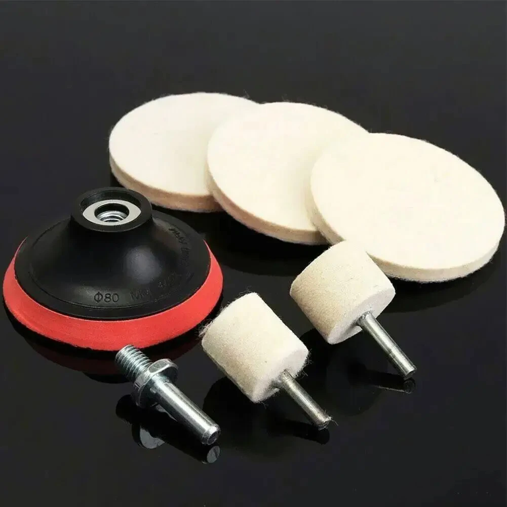 8Pcs/Set 4 OZ Cerium Oxide Powder Watch Glass Screen Windows Polishing Kit Cleaning Scratch Removal Polishing Backing Pad image 5
