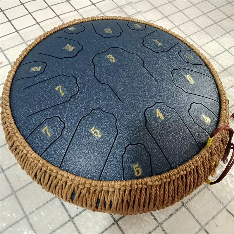 Hooqu instrumentos musicais estudante língua de aço tambor presentes aniversário instrumento percussão mão pan tambor