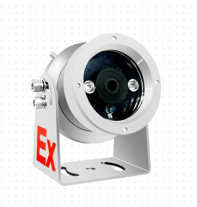 กล้องวงจรปิดแบบเครือข่ายอินฟราเรด 4MP ป้องกันการระเบิด 316L IP68 สำหรับเรือ ได้รับการรับรอง ATEX และ IECEX