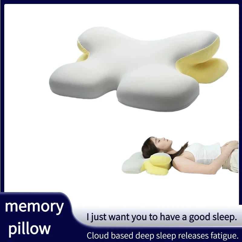 

Шейная подушка, нестандартная подушка для защиты сна и шеи, подушка для сна сбоку дома, хлопковая подушка с эффектом памяти с медленным отскоком
