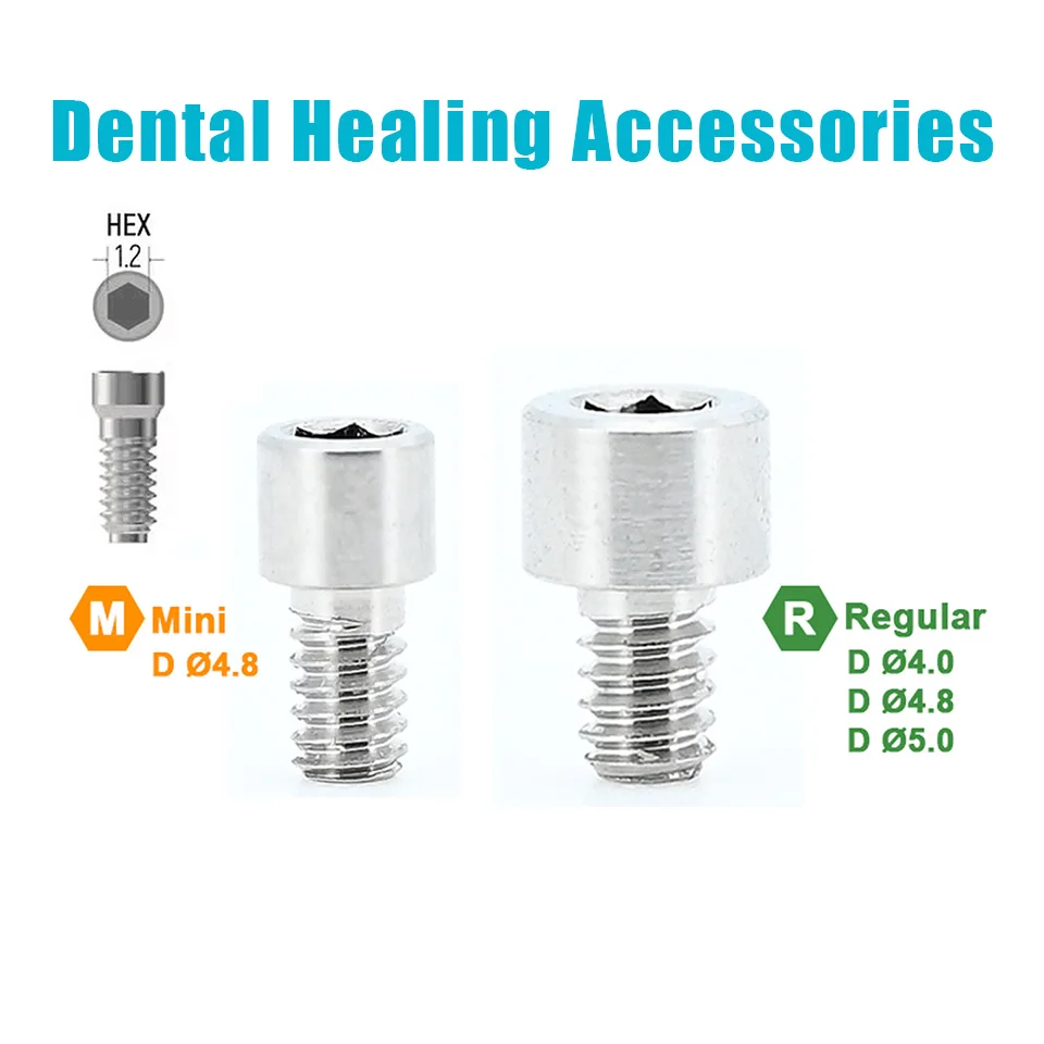 20Pcs Dental Bridge Screw Kit Multi Unit Prosthetic Abutment Screws For Nobel Osstem Straumann Dentium Lab Repair Component