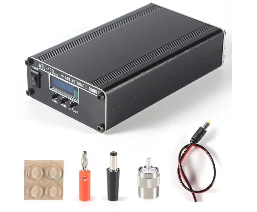 

Latest ATU-130 MAX 1.9-50MHz 200W Automatic Shortwave HF Antenna Tuner With Black Panel, Update Version of ATU-100 ATU100