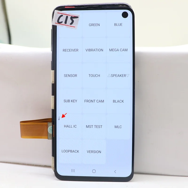 100% AMOLED S10e LCD Screen For Samsung Galaxy S10E G9700 G970F G970U G970W Display Touch Screen Digitizer With Defects