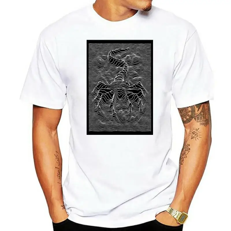 Mens T-Shirt Optical illusion alien t-shirt face hugger men t shirt