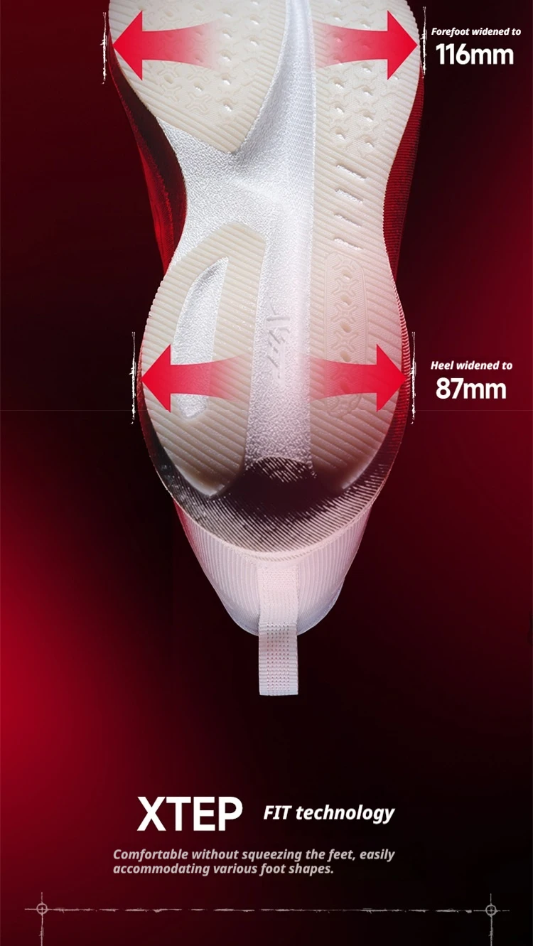 XTEP 2000km PRO Laufschuhe für Damen 2026 Frühling Stabilität Komfort Gepolstert Leichtgewicht Damen Sportschuhe 874218110043 – Detail 11