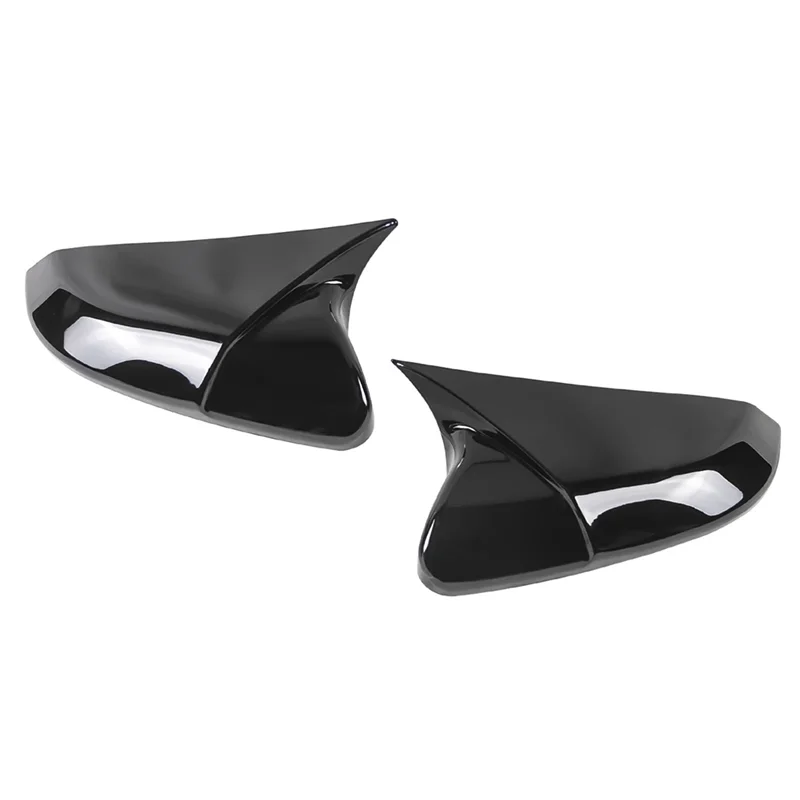 Rear View Side Mirror Cover Rearview Caps for Honda Civic 10Th 2016 2017 2018 2019 2020 Accessories, 2PCS Black