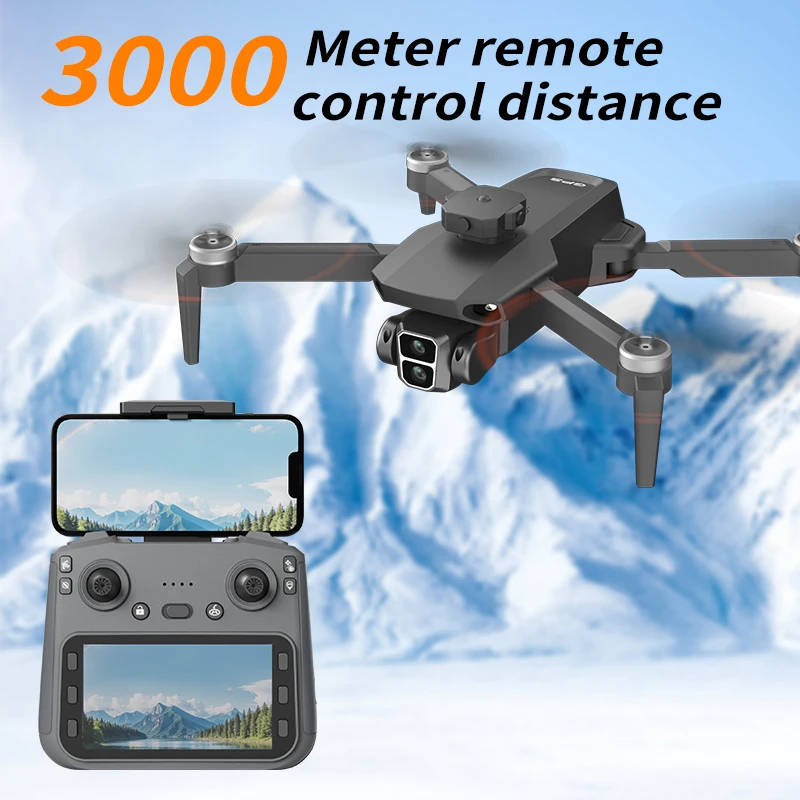 L106-1PRO GPS 전문가용 드론 4K HD 카메라 스크린 리모컨 5G WIFI 3KM EIS 장애물 회피 FPV 브러시리스 쿼드콥터