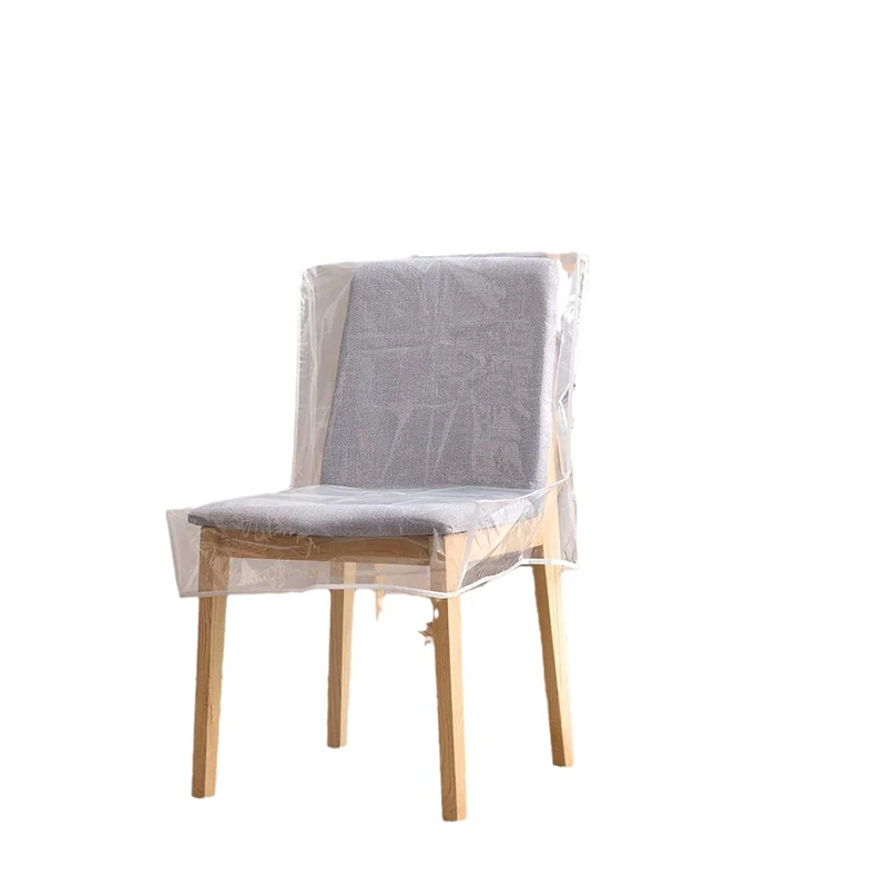 Przezroczysty plastikowy pokrowiec na krzesło, ochronny pokrowiec na krzesło do jadalni z PVC, uniwersalny, wodoodporny, olejoodporny, odporny na zarysowania pokrowiec na krzesło.