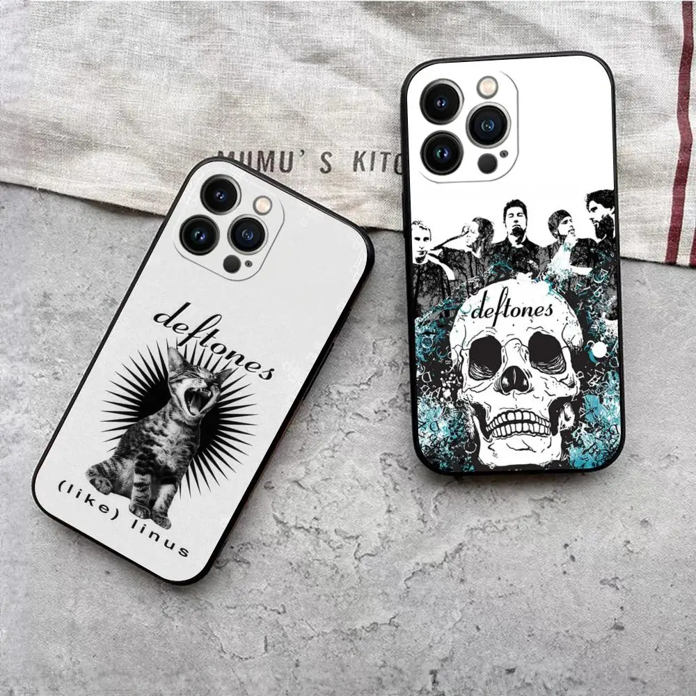 Fashion Deftones Phone Case For Iphone 15 14 13 Mini 11 12 Pro Max Xr X Xs 7 8 Plus Shockproof Back Cover