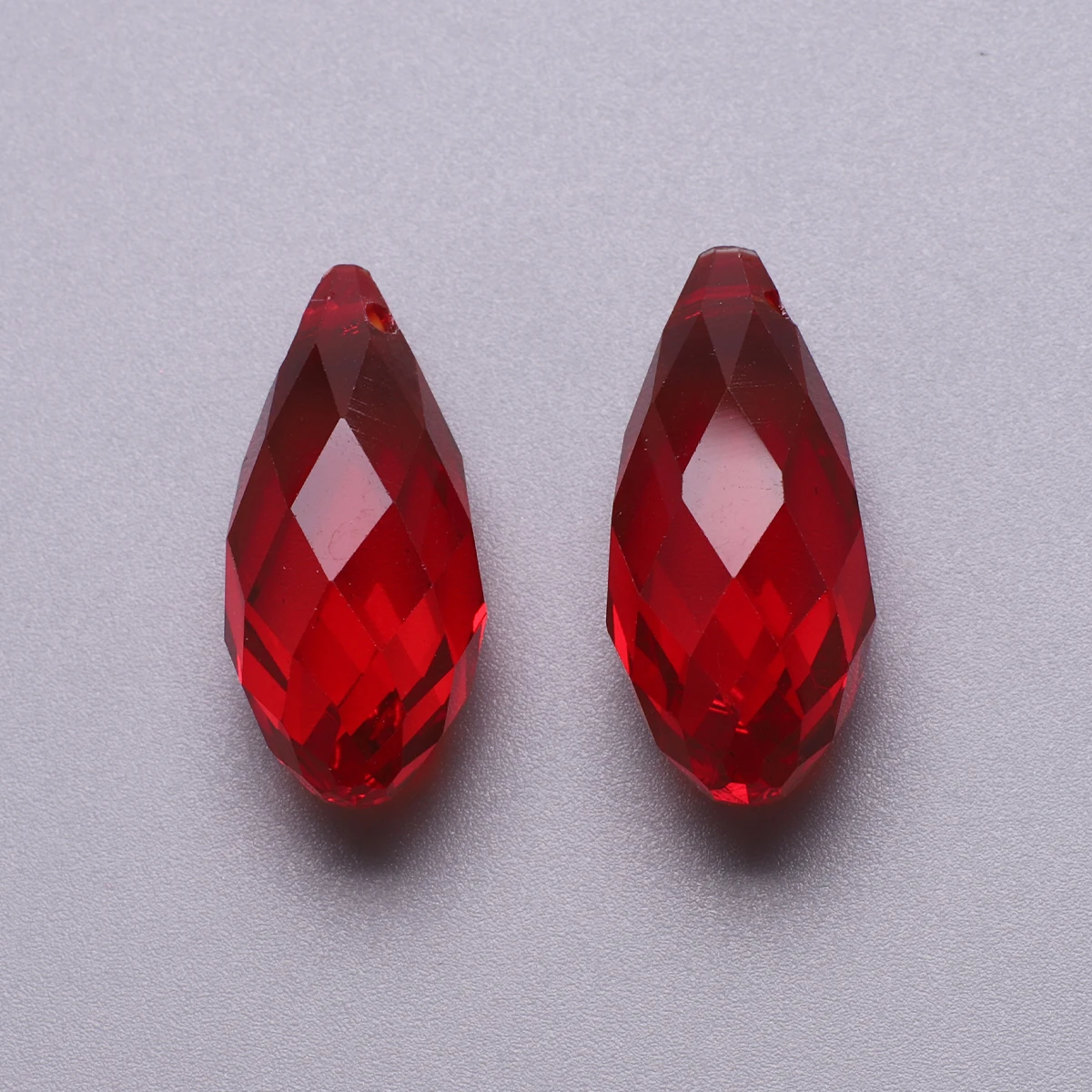 10x20/12x25mm Glass Tear Drop Beads Pear Shape Faceted Crystal Droplet Pendant For DIY Jewelry Making Earing Supplies Wholesale