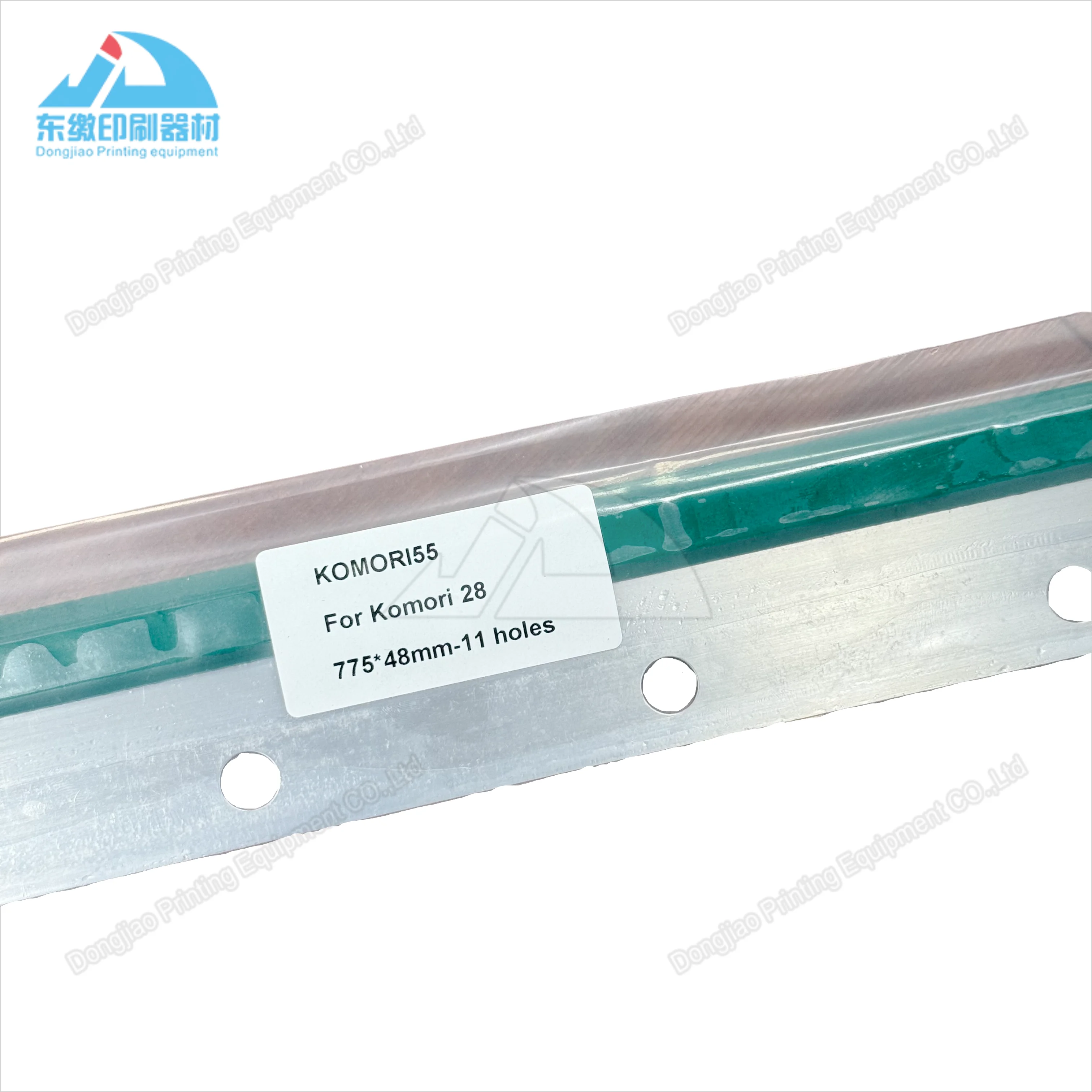 pecas-de-reposicao-para-maquina-de-impressao-offset-lamina-de-lavagem-775x48x05mm-com-11-furos-para-maquina-de-impressao-komori-28-775-48mm-11-furos