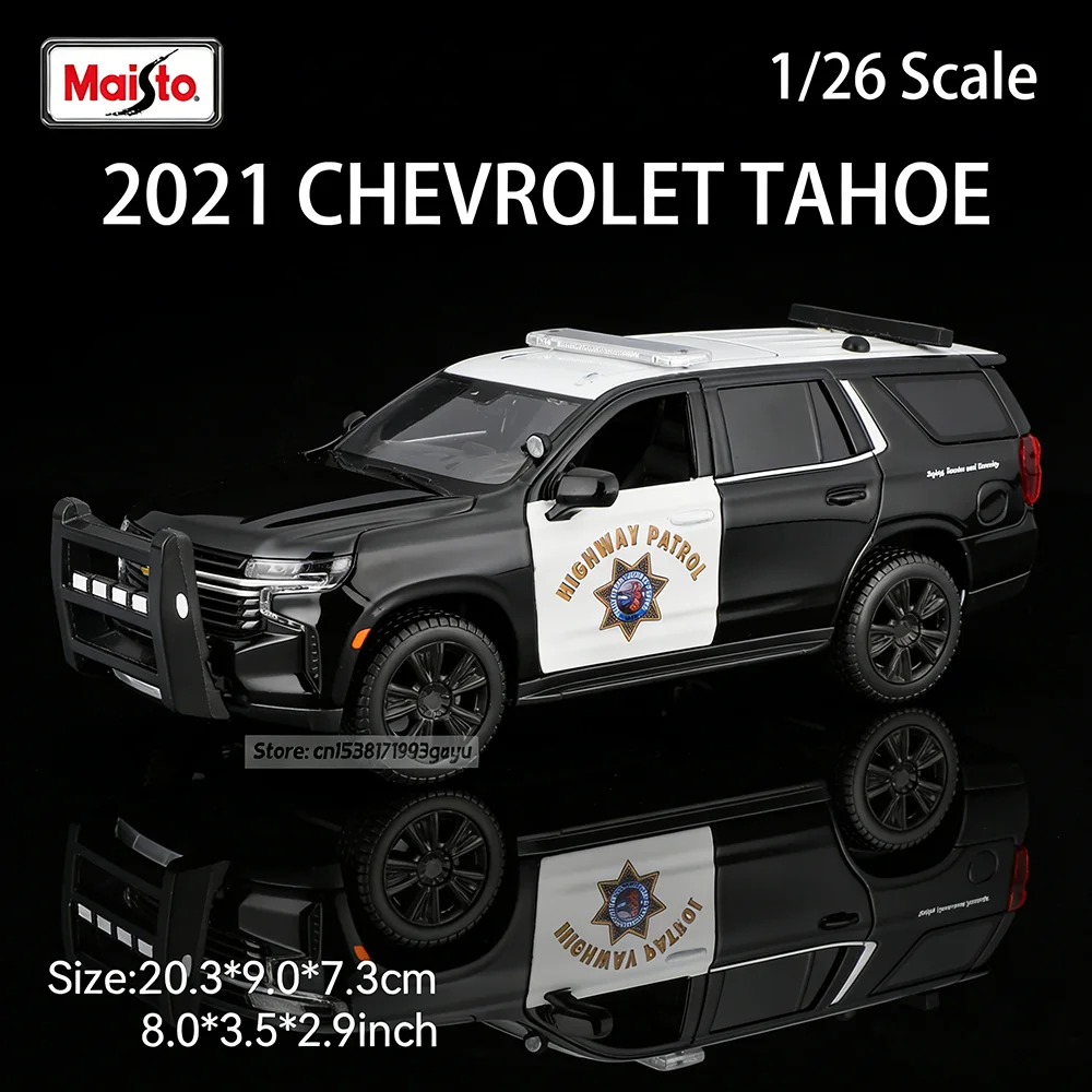 

Модель автомобиля Maisto 1:26 2021 CHEVROLET TAHOE, коллекционная, декоративная, игрушечная, подарочная