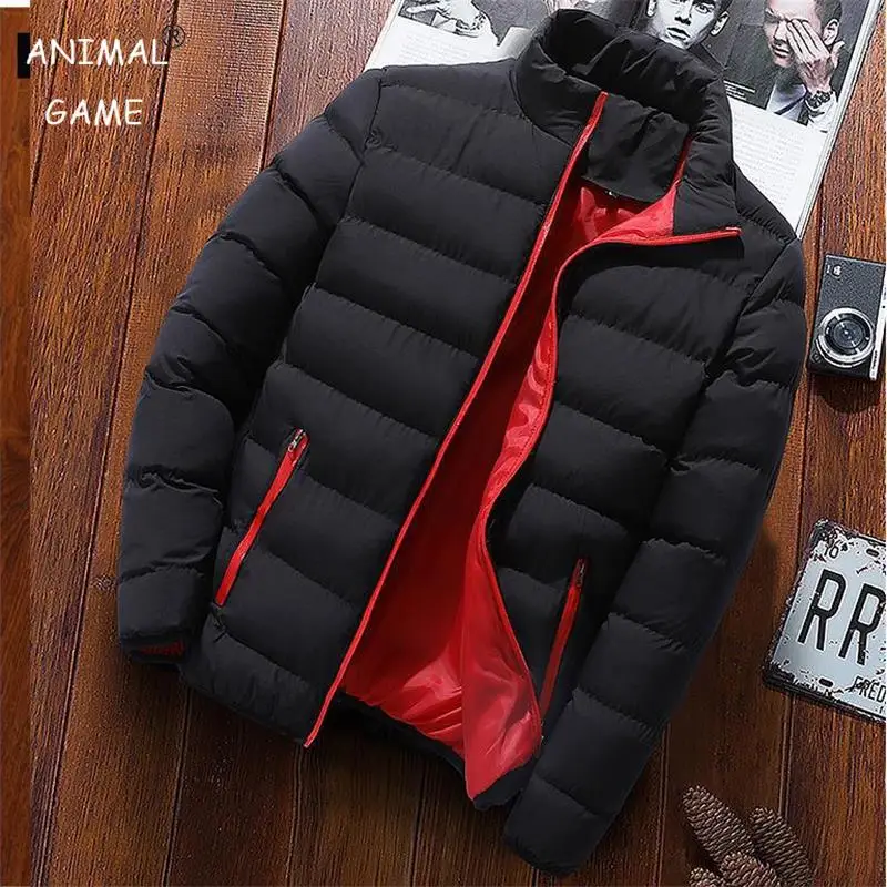 Cappotto invernale da uomo Plus Size moda autunno piumino abbigliamento caldo Parka da uomo Sweatwear giacca invernale da uomo