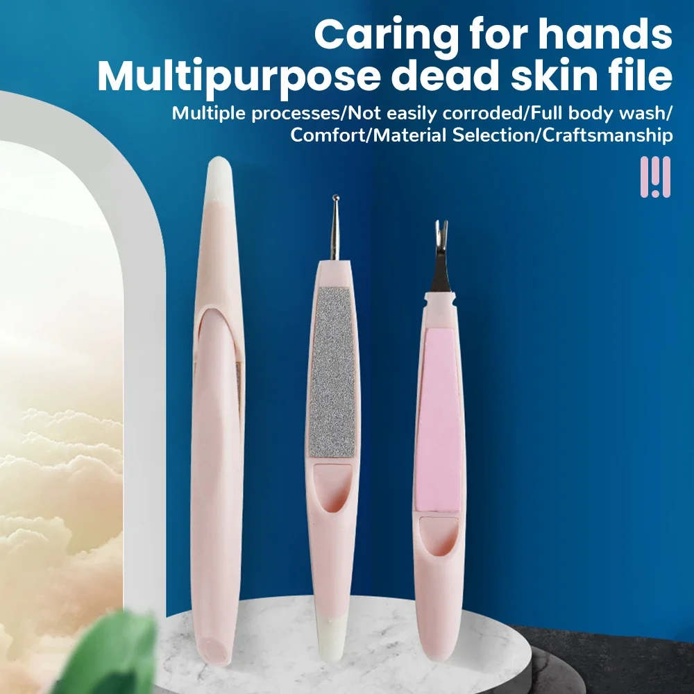 Multi-purpose prego arte broca caneta, Ponto broca caneta, Garfo de pele morta, Agulha de flor, Crochet Pen, Unha Acessórios e Ferramentas Kits