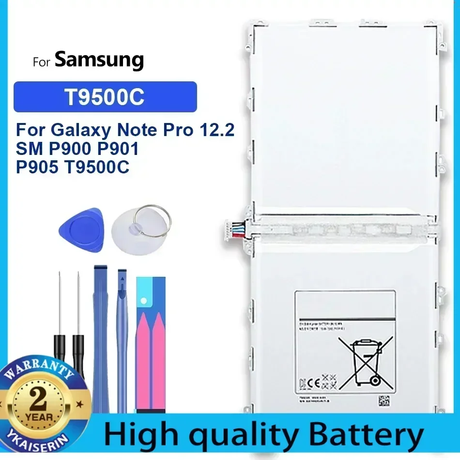 

Планшет T9500K T9500C T9500E T9500U Аккумулятор для Samsung Galaxy Note Pro 12,2 SM-P900 P901 P905 9500 мАч Батарея Гарантия