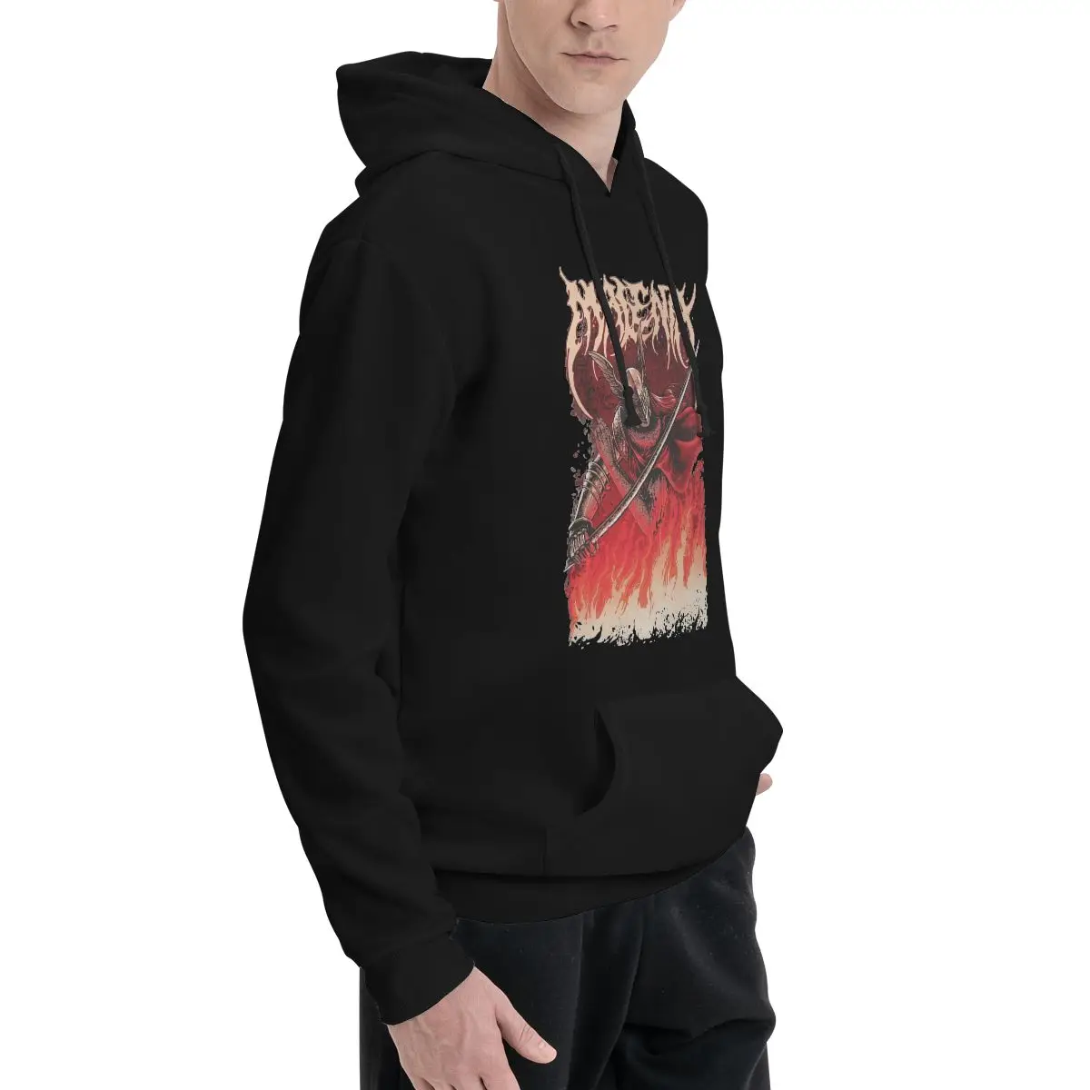 Elder Streetwear Hoodies Autumn dlc Casual Hooded Shirt Men Modern Printed Oversize Hoodie