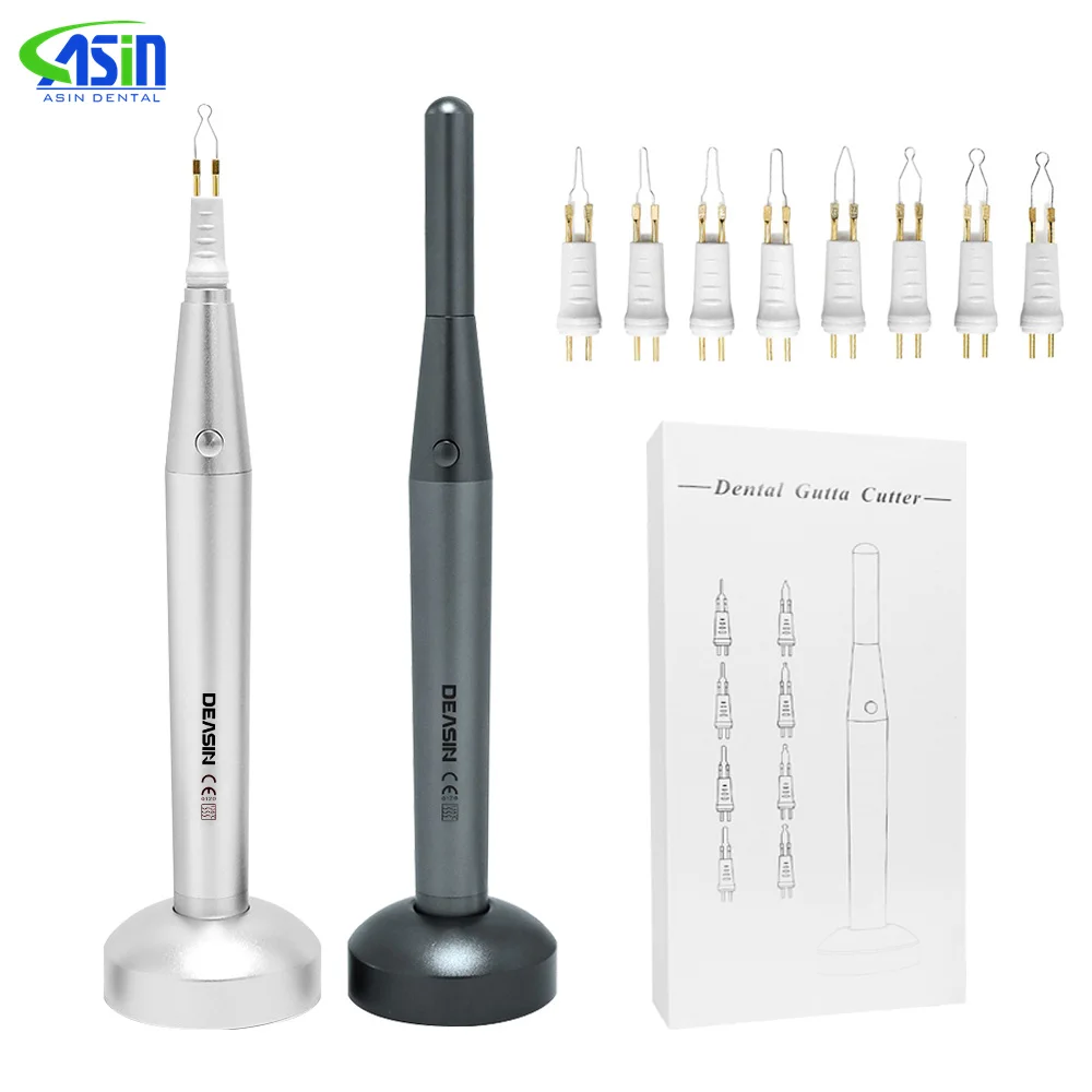 8 Tips Dental Gutta Cutting Heated Model Teeth and Gum Cutter Electrocoagulation Hemostatic Pen Root Canal Therapy Equipment