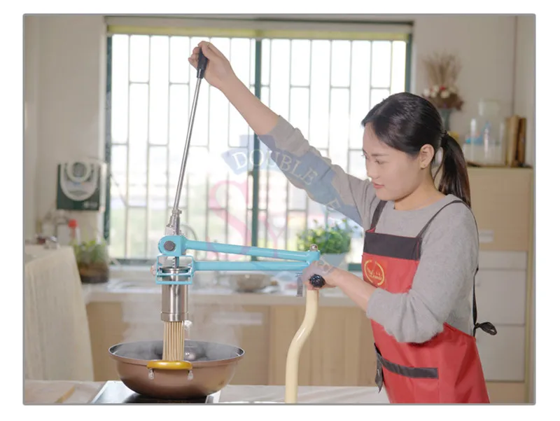 Machine de poire de ramen à usage domestique, lamian à la main, petite machine de fabrication de ramen manuelle, machine étirée, prix de gros