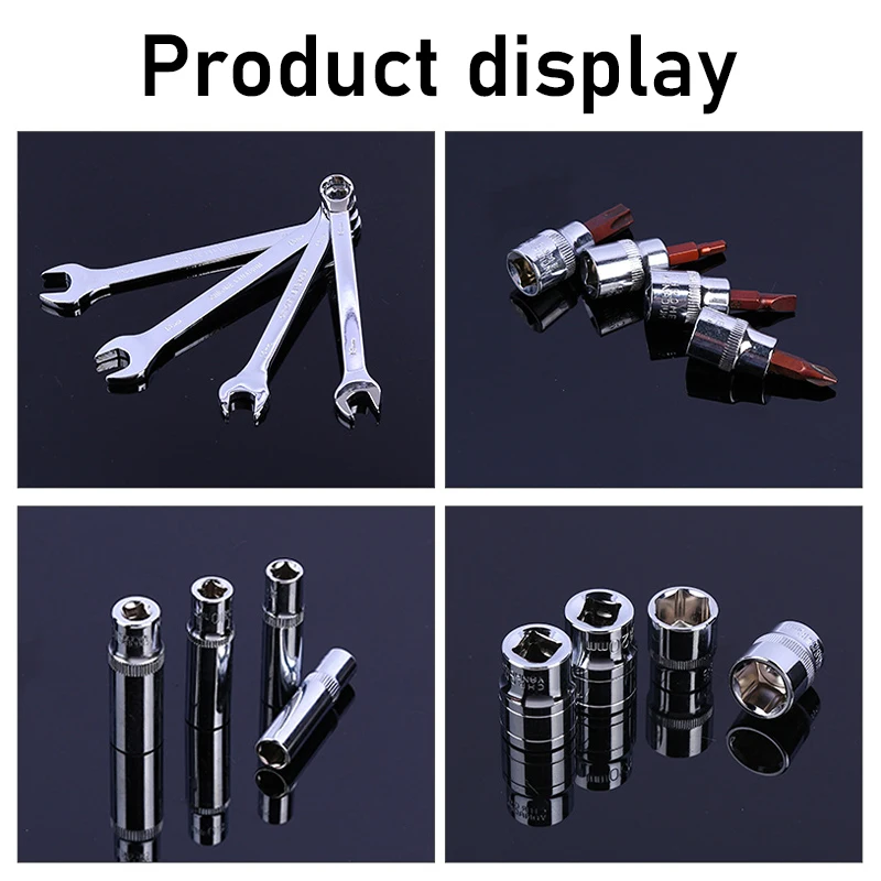 

82pcs Car Repair Tool Set Mechanic Tool Kits Socket Wrench Combination Hardware Accompanying The Vehicle Automotive Hardware