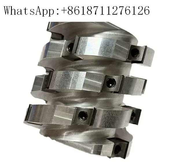 Spiral Milling Cutter Head Shaft Woodworking   Cutting Planer  Heavy Sprial Planing  Helical