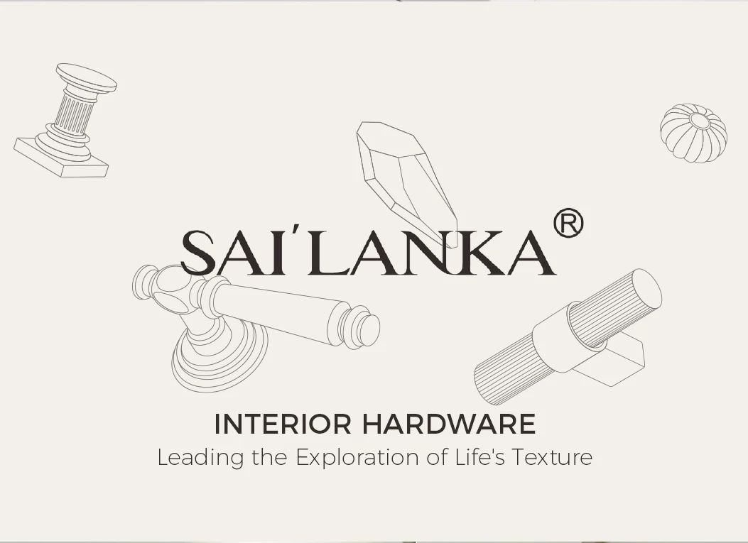 SAILANKA Massiv-Messing Möbelgriffe mit Wellenfinish, Einloch-Schubladengriffe, Schranktürgriffe – Detail 2