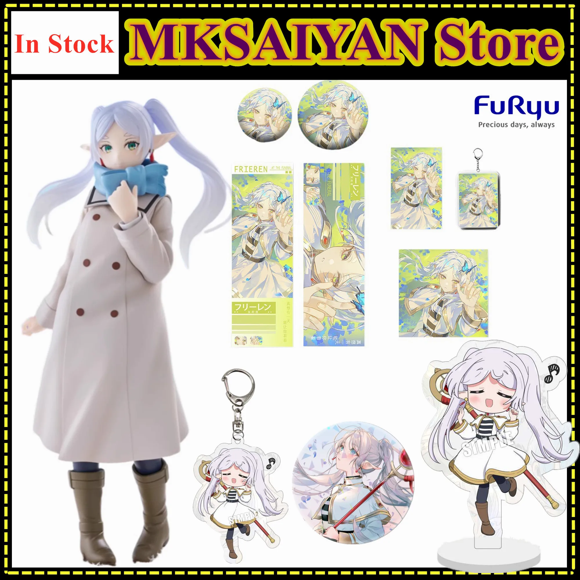 

Original FuRyu Trio-Try-iT Frieren Beyond Journey's End Frieren Action Figure Toys PVC Model Collection Anime Figurine