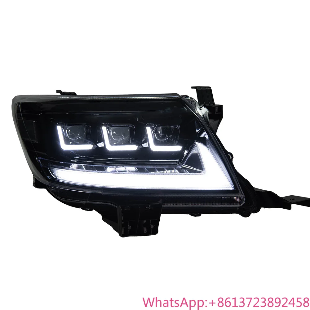 

AKD Car Model for Toyota Hilux 2012-2014 LED DRL Dynamic Signal High and Low Beam Day Running Light DRL Light Auto Lamps