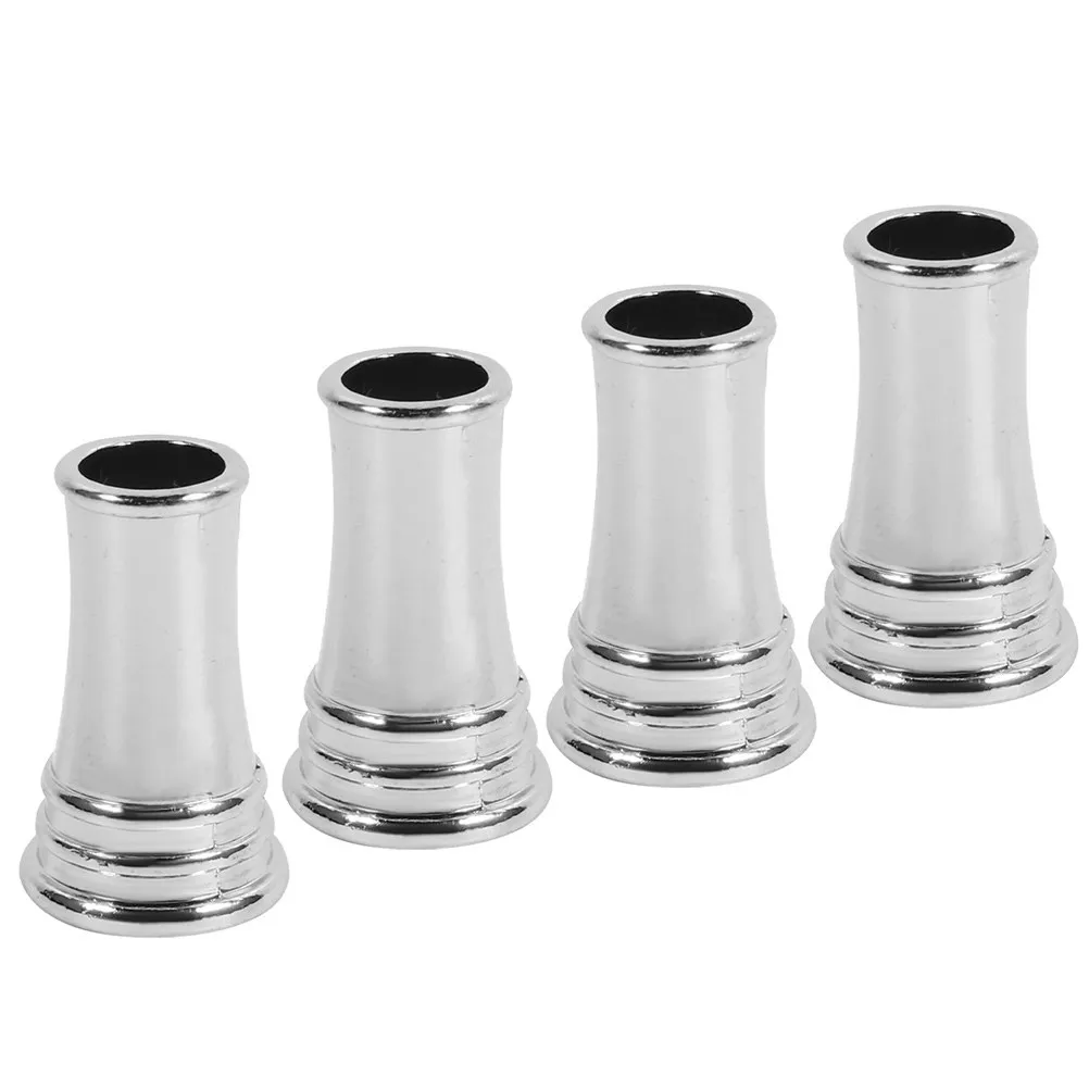 Copper Pen Holder Set 4 Piece Round Metal Desktop Pencil Stand for Office Study Quill Storage Organizer