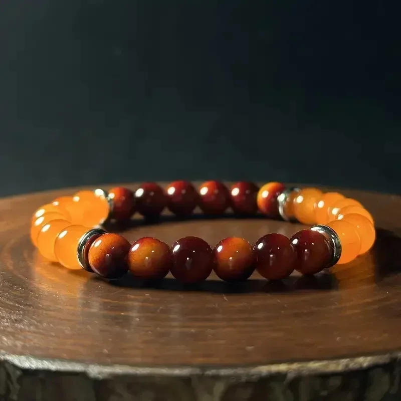 天然石ビーズブレスレット ラウンドストーンビーズブレスレット ジュエリーギフト