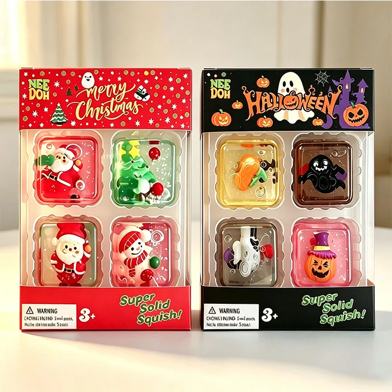 NEEDOH Mini Soft Anti‑Stress Cube Vinyl Blind Box Set Anxiety Relief Sensory Collectible Toy For Party Holiday Hobby Collection