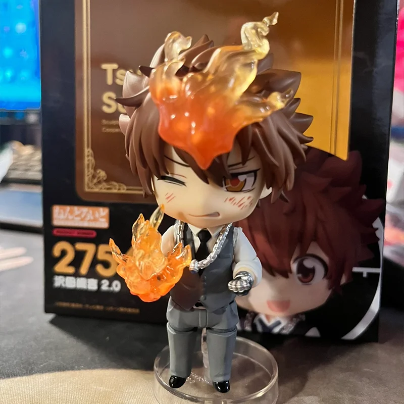 Genuine In Stock Hitman Reborn Sawada Tsunayoshi 2.0 Gsc Action Model Anime Figure Collectible Toys Ornament Boys Gifts
