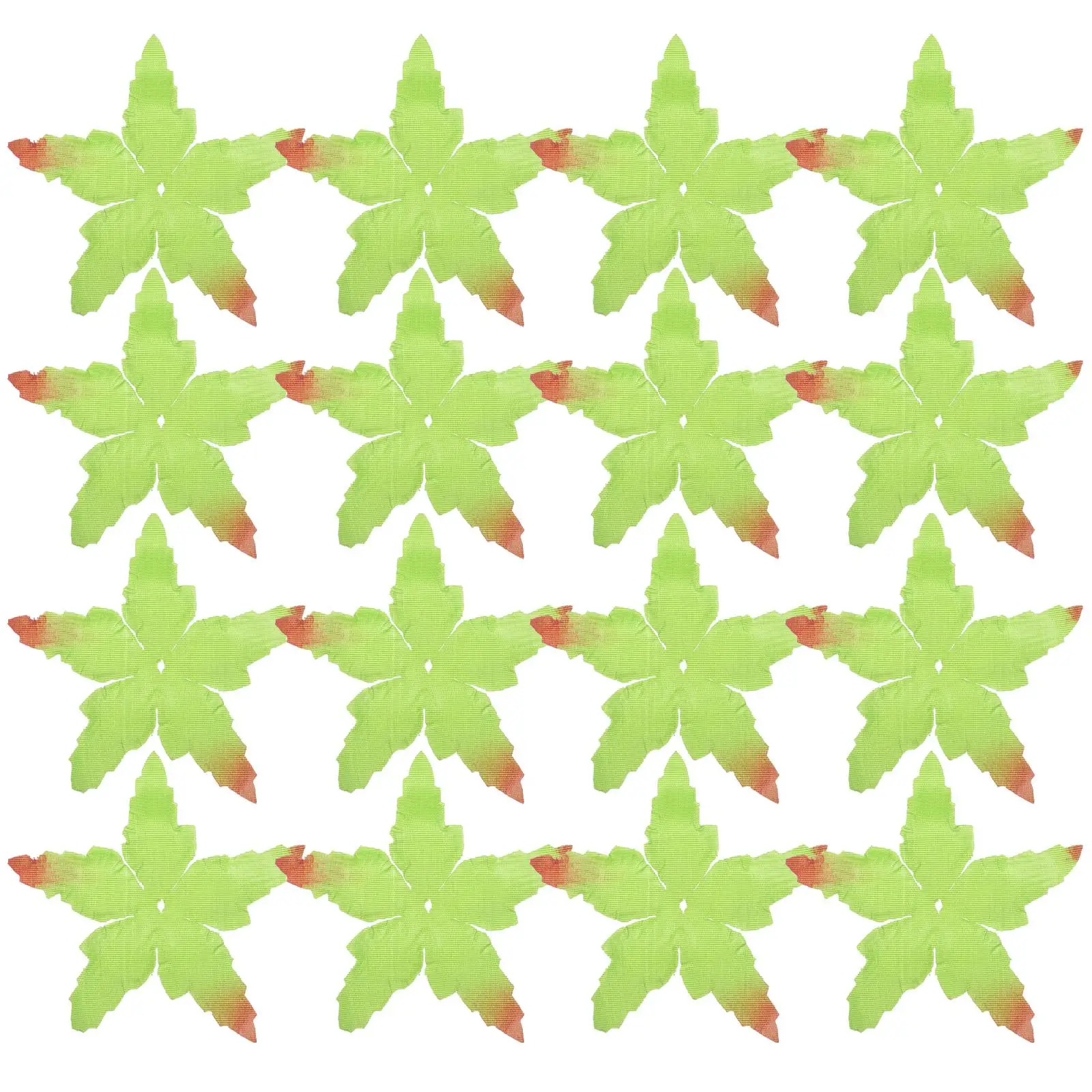 

50 Pcs Artificial Torus DIY Supplies Flowers Wreath Fabric Green Sepals Cloth Calyxes for Making Simulated Petals