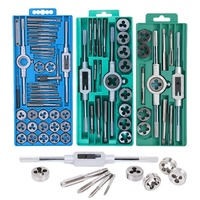Tap and Die Set M3-M12 Metric Screw Thread Plugs Hand Taps Straight Taper Tapping Tools 12/20/40Pcs