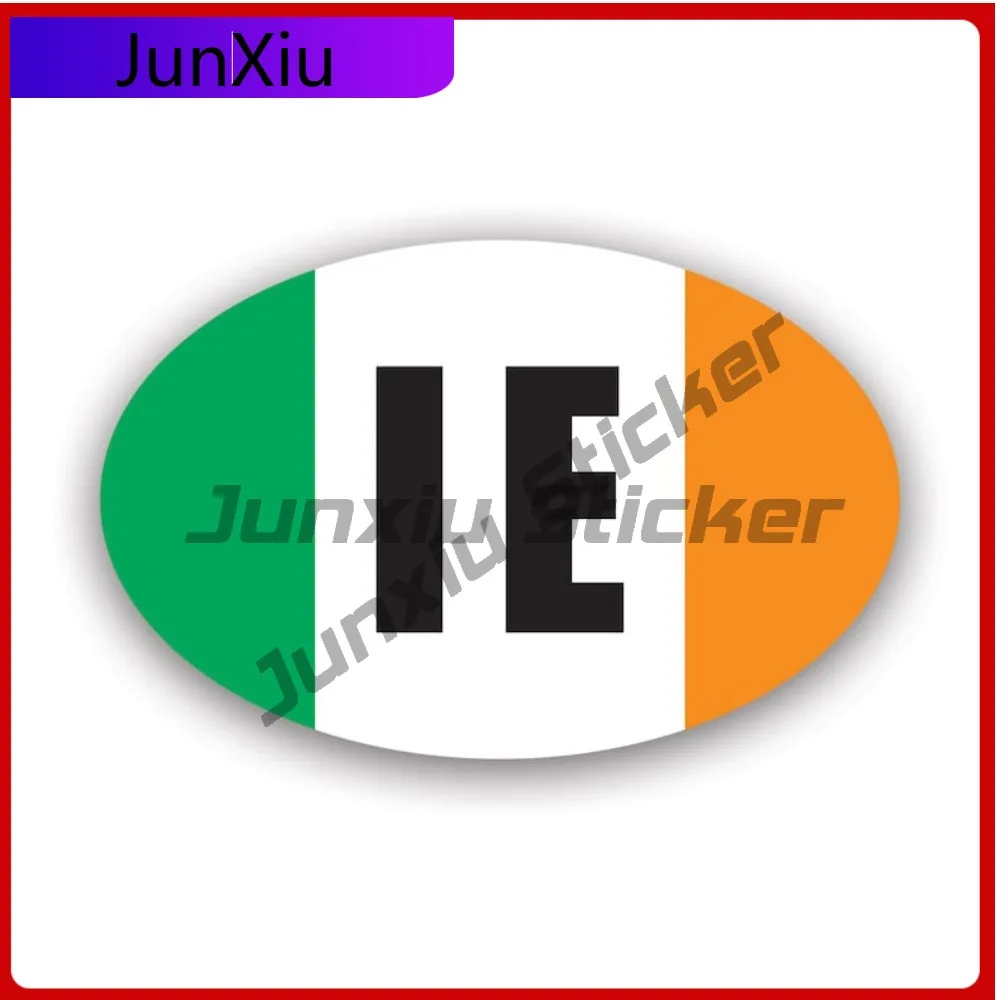 

Classic Awesome Ireland Oval Sticker Uv Protected Decalsirish Flag Country Code Euro Ie V4 Decal Durable Uv Resistant Works