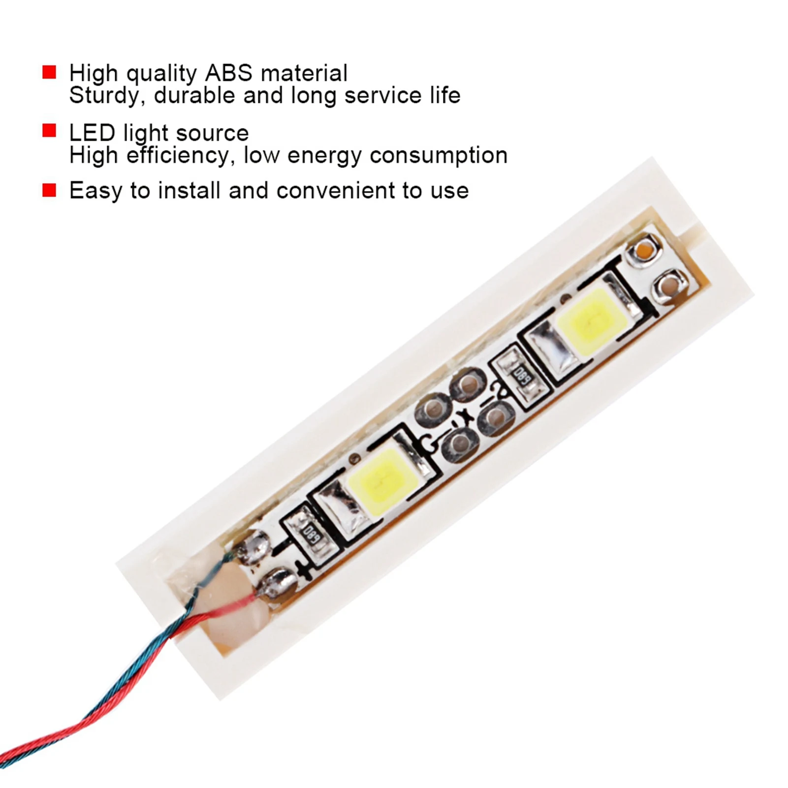 ZK40 ABS Universal DIY LED Light USB Charging Shining Decoration Bricks Bartype Lamp