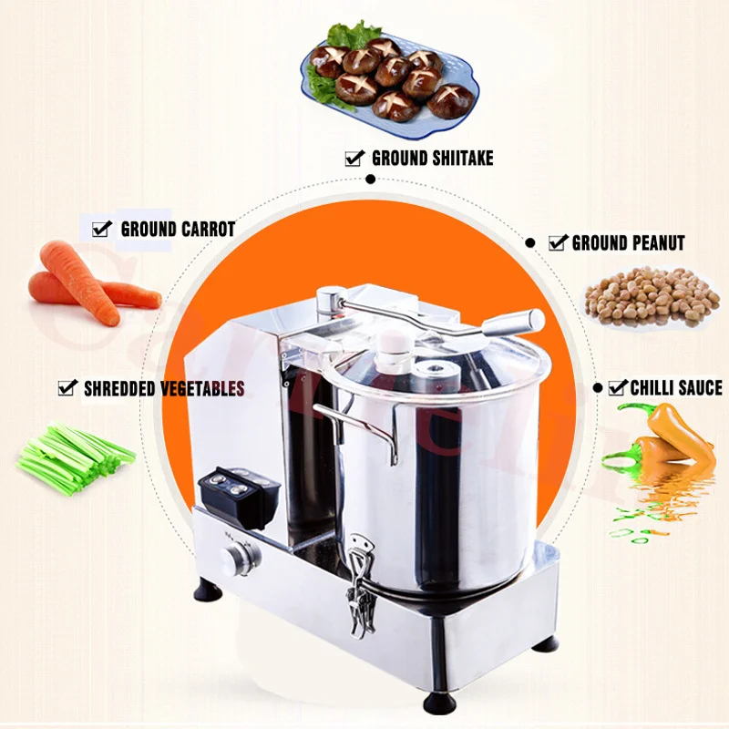 HR-9 handlowa 9L mięso krajarka do warzyw robot kuchenny elektryczna maszyna do cięcia żywności warzywa mięso farsz mikser