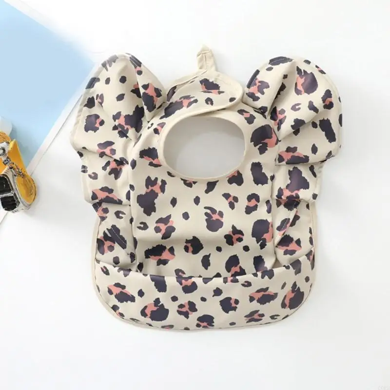 CORB Wing Shaped Drooling Bib Machine Washable Adjustable Closure Spill Proof Bib