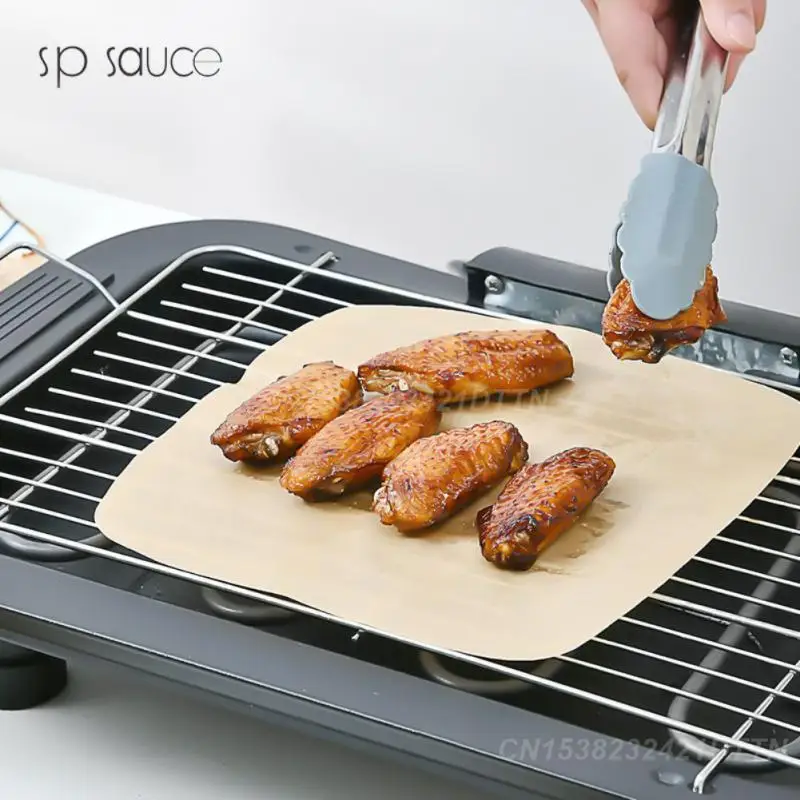 Papier antiadhésif pour friteuse à air et poulet, polymères de cuisson à la vapeur antiadhésifs, accessoires de qualité alimentaire, papier pour friteuse à air, 5 ensembles, 10 ensembles, 20 ensembles