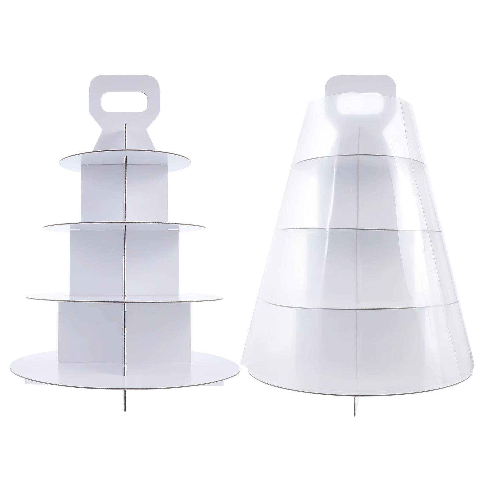 

Dessert Packaging Boxes Paper Cookie Biscuit Muffin Bakery Food Cake Crisper Cupcake Containers Safe Party Banquet Home